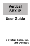 (image for) SBX User Guide
