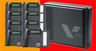 (image for) Vertical SBX 8 Phone Kit with Voice Mail