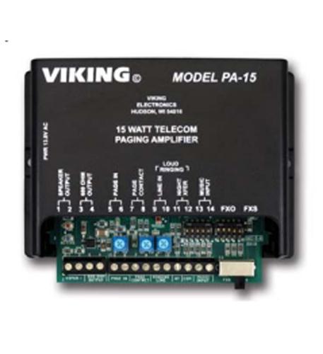 15 Watt Paging Amplifier and Loud Ringer (image for) 15 Watt Paging Amplifier and Loud Ringer