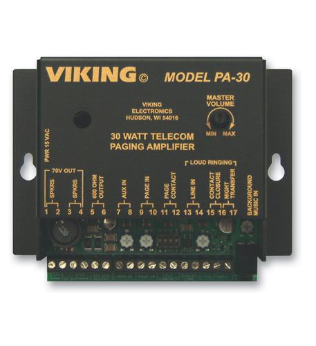 Viking 30 Watt Telecom Pagin Amp (image for) Viking 30 Watt Telecom Pagin Amp